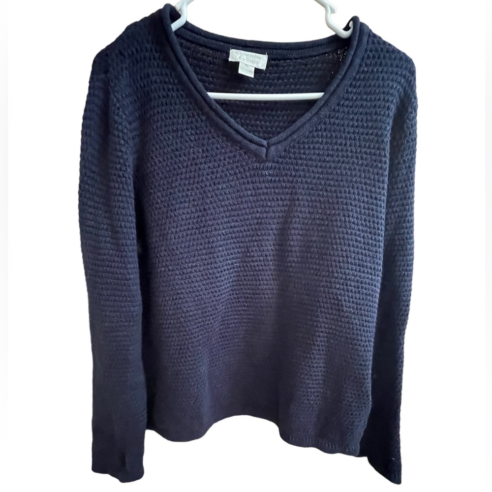 🎉2/$10🎉Christopher & Banks XL Knit V Neck Sweater